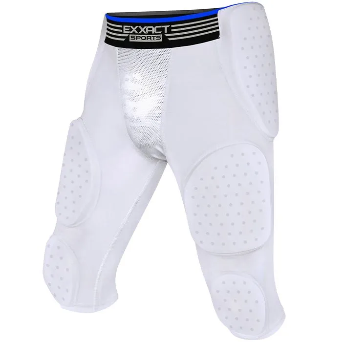 7-Pad Football Battle Girdle with Cup Pocket For Boys (Youth)