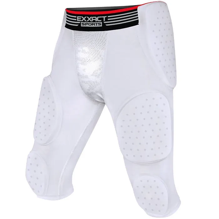 7-Pad Football Battle Girdle with Cup Pocket For Mens (Adult)