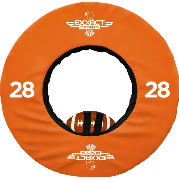 Football Tackle Wheel & Dummies with Straps 28 Inches