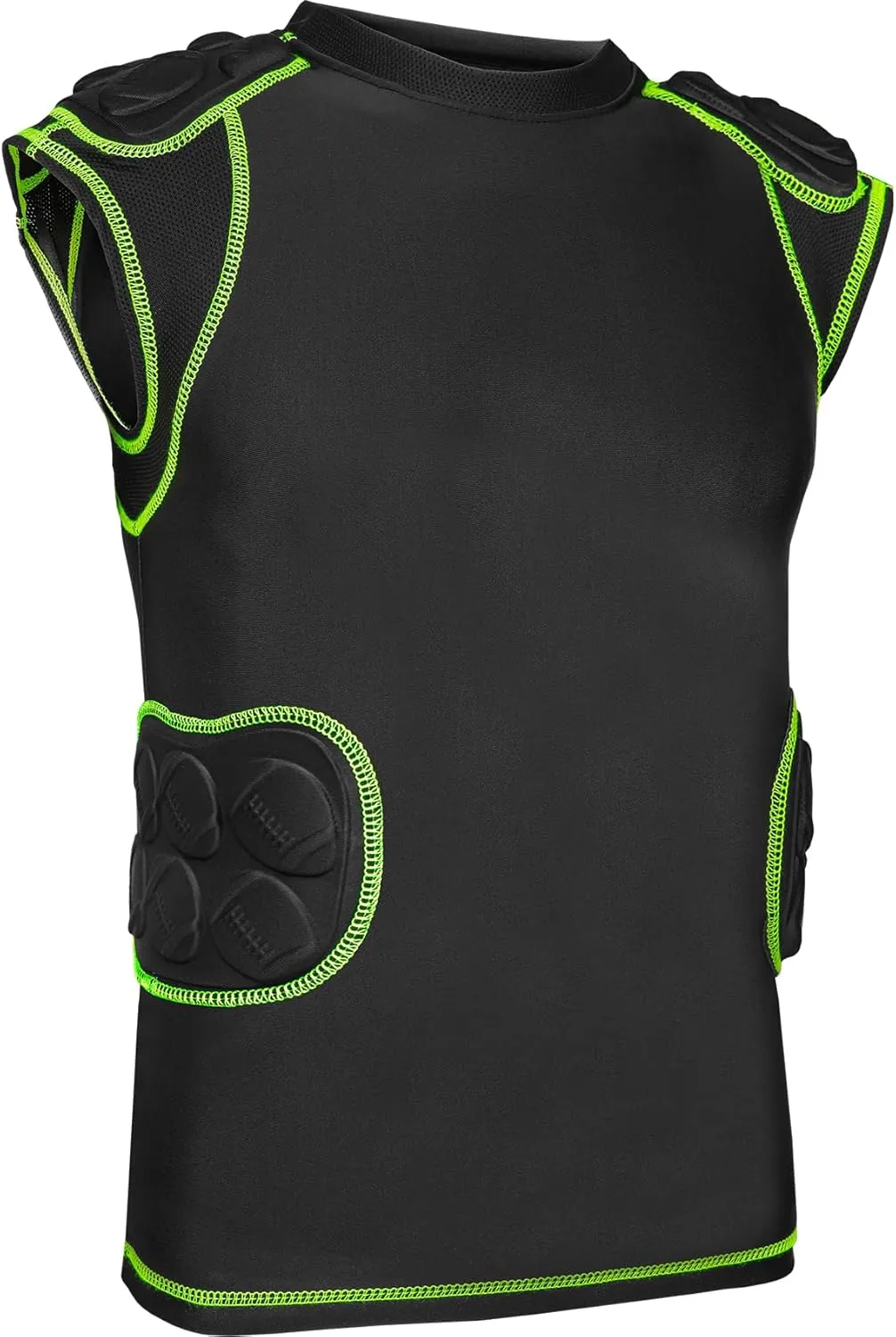 Defender 5 Pads Mens Football Compression Shirt